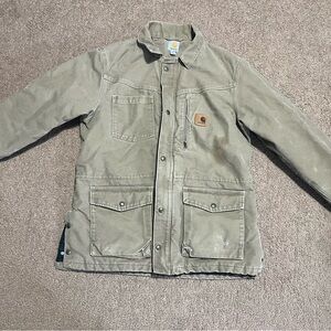 Carhartt Khaki Canvas Winter Jacket